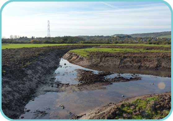 Newly created ditch system thumb